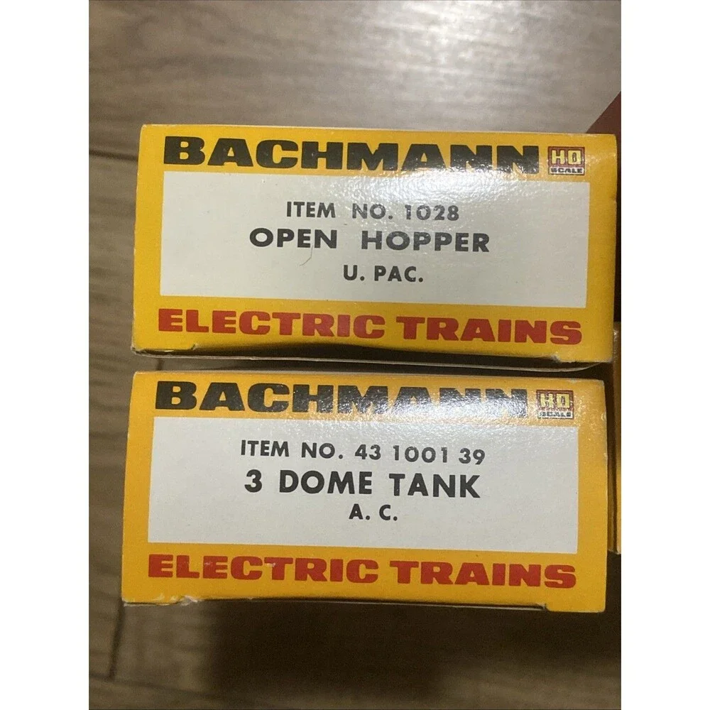Vintage Bachmann HO Scale Lot Of 4 NOS 0987 1028 43-1001-30 43-1010-C6 Unopened